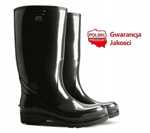 Kalosze GRANDER BLACK męskie - 46
