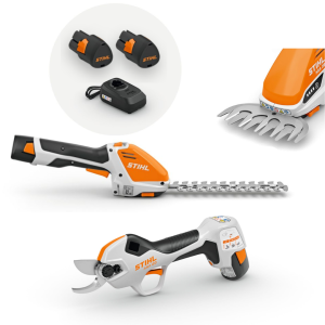 Zestaw AKU do pielęgnacji żywopłotu STIHL HSA 26 i ASA 20